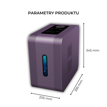 Inhalator wodoru FUN-HYD1500 wymiary
